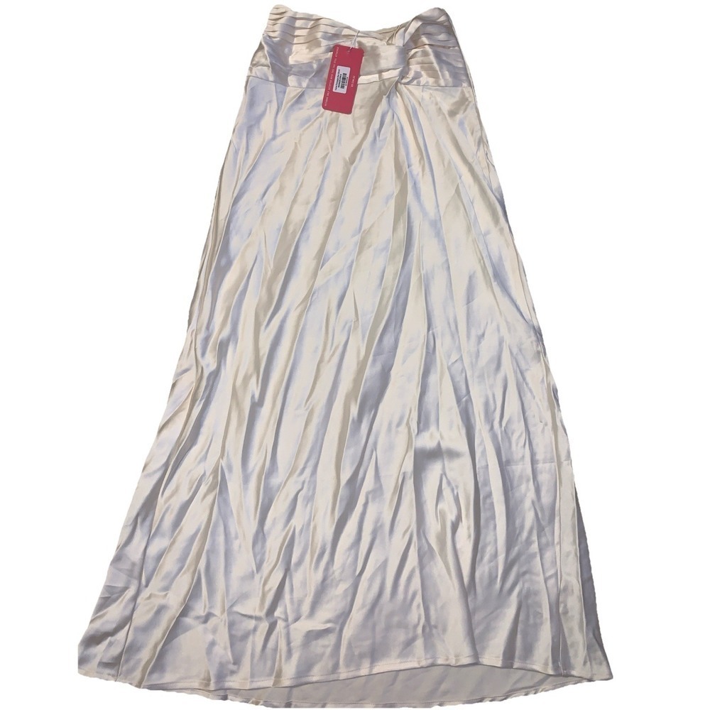Kaylea Champagne Beginning Boutique Maxi Skirt Size 8 Ivory 0055 - Picture 2 of 5